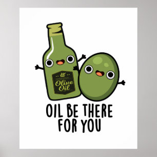 Öl für Sie Funny Oliven Pub Poster