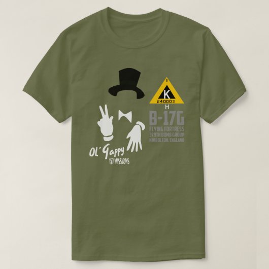 Ol' Gappy B-17 T - Shirt (Design vorne)