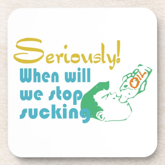 Öl Gas Spaß Cork Untersetzer (Vorderseite)