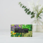 Öl-Geschäftwellness-natürliches Kräuter Visitenkarte (Stehend Vorderseite)