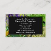 Öl-Geschäftwellness-natürliches Kräuter Visitenkarte (Rückseite)