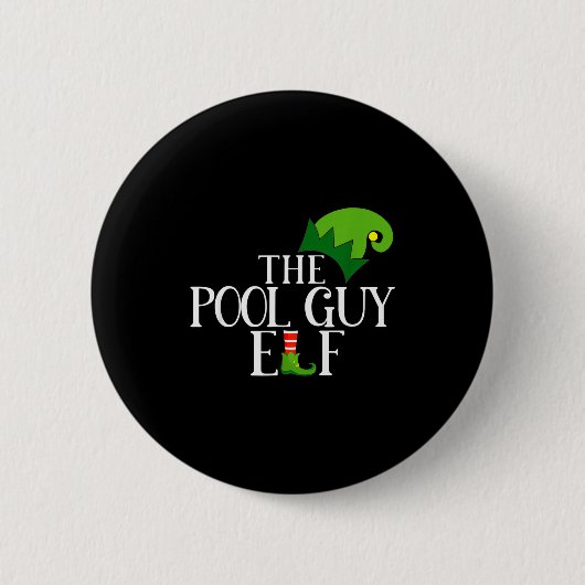 Ol Guy Elf Matching Family Group Christmas Party P Button (Vorderseite)