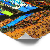 Ol Hippy-Bus Poster (Ecke)