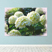 *~* Öl Hydrangea TV2 Kunstgearbeitete Canvas Print Leinwanddruck (Insitu (Holzboden))
