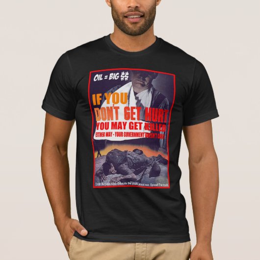 Öl ist großes Geld T-Shirt (Vorderseite)