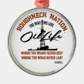 ÖL-LEBEN Vorlage Ornament Aus Metall (Vorne)