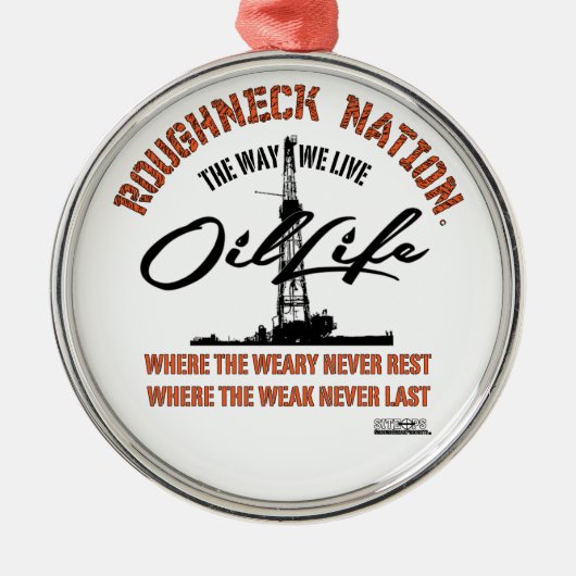 ÖL-LEBEN Vorlage Ornament Aus Metall (Vorne)