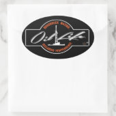 ÖL LIFE OVALER AUFKLEBER (Tasche)