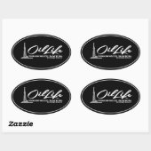 ÖL LIFE OVALER AUFKLEBER (Blatt)