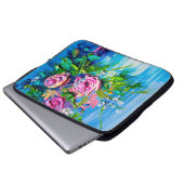 Öl malt einen Strauß Rose. Impressionistin Laptopschutzhülle (Vorne Knopf)
