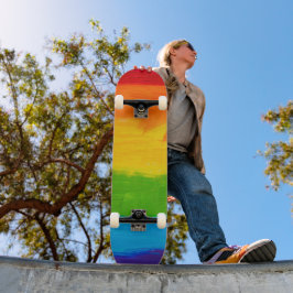 Öl-Paint-Regenbogenfarben LGBT-Skateboard - Stolz Skateboard