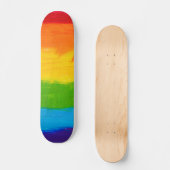 Öl-Paint-Regenbogenfarben LGBT-Skateboard - Stolz Skateboard (Vorderseite)