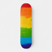 Öl-Paint-Regenbogenfarben LGBT-Skateboard - Stolz Skateboard (Vorne)