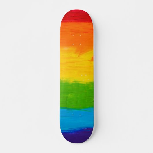 Öl-Paint-Regenbogenfarben LGBT-Skateboard - Stolz Skateboard (Vorne)
