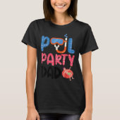 Ol Party Dad Fun With Floatie And Trocal Vibes Fat T-Shirt (Vorderseite)
