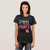Ol Party Dad Fun With Floatie And Trocal Vibes Fat T-Shirt (Vorne ganz)