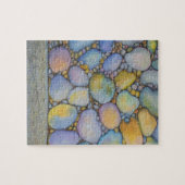 Öl Pastell River Rock und Kies Puzzle (Horizontal)