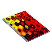 Öl Pastellfarben zeichnend. Abstrakter Farbhinterg Notizblock (Rechte Seite)