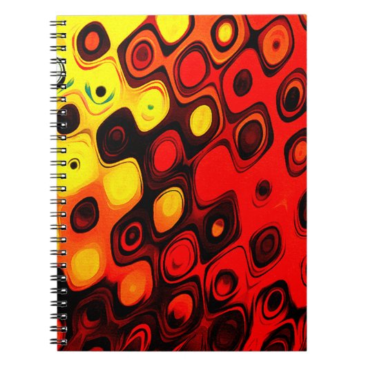 Öl Pastellfarben zeichnend. Abstrakter Farbhinterg Notizblock (Vorderseite)