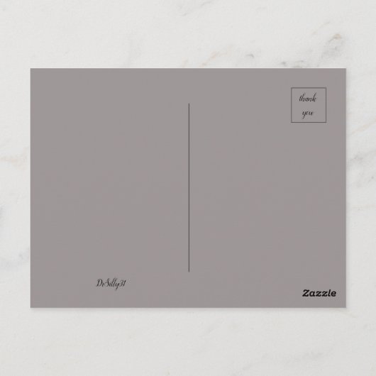 Öl Postkarte (Rückseite)