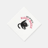 Ol' Razzle Dazzle_ Funny Cat Serviette (Ecke)