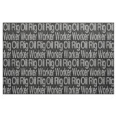 Öl-Rig-Mitarbeiter Stoff (Fat Quarter (45,7 x 55,9 cm))