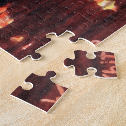 Öl Rigs bei Night 1014pc Puzzle (Seite)