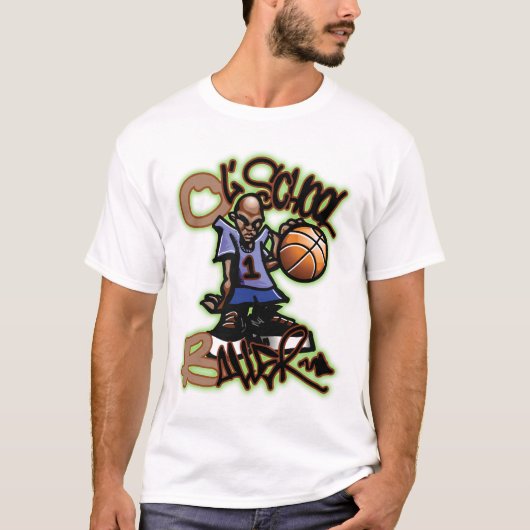 Ol Schule Baller T-Shirt (Vorderseite)