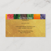 Öl-Slogan-Visitenkarten Visitenkarte (Rückseite)