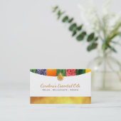 Öl-Slogan-Visitenkarten Visitenkarte (Stehend Vorderseite)