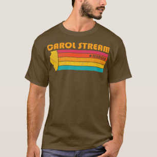 ol Stream Illinois Vintag Distressed Souvenir T-Shirt