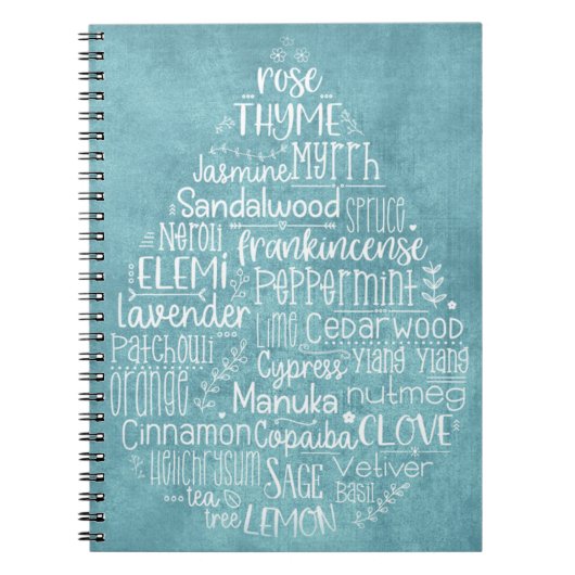 Öl-Tropfen-Notizbuch Notizblock (Vorderseite)