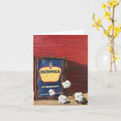 Öl u. Baumwolle Karte (Gelbe Blume)