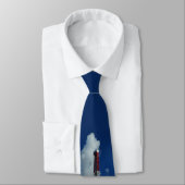 Öl-und Gas-Anlage-Druck-Krawatte 2 auf Blau Krawatte (Gebunden)