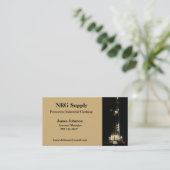 Öl-und Gas-Industrie-Visitenkarte-Lit-Anlage Visitenkarte (Stehend Vorderseite)