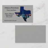Öl-und Gas-Industrie-Visitenkarte-Öl-Pumpe Texas Visitenkarte (Vorne/Hinten)