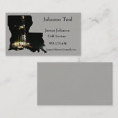 Öl-und Gas-Industrie-Visitenkarten Louisana Visitenkarte (Vorne/Hinten)