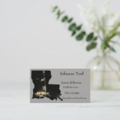 Öl-und Gas-Industrie-Visitenkarten Louisana Visitenkarte (Stehend Vorderseite)