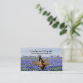 Öl-und Gas-Industrie-VisitenkartenBluebonnets Visitenkarte (Stehend Vorderseite)