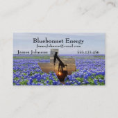 Öl-und Gas-Industrie-VisitenkartenBluebonnets Visitenkarte (Vorderseite)