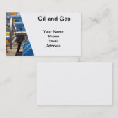 Öl und Gas Visitenkarte (Vorne/Hinten)