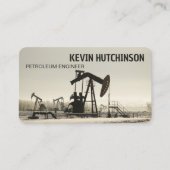 Öl und Gas Visitenkarte (Vorderseite)