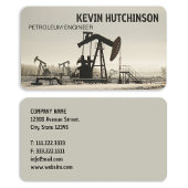 Öl und Gas Visitenkarte