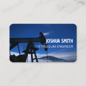 Öl- und Gasingenieur Visitenkarte (Vorderseite)