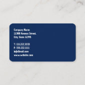 Öl- und Gasingenieur Visitenkarte (Rückseite)