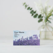 Öl-Visitenkarten mit Lavendel Visitenkarte (Stehend Vorderseite)