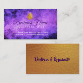 Öl-Visitenkarten Visitenkarte (Vorne/Hinten)