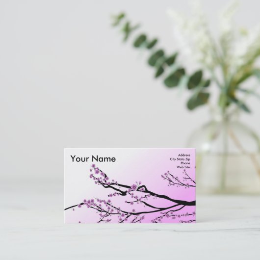 Öl-Visitenkarten Visitenkarte (Stehend Vorderseite)