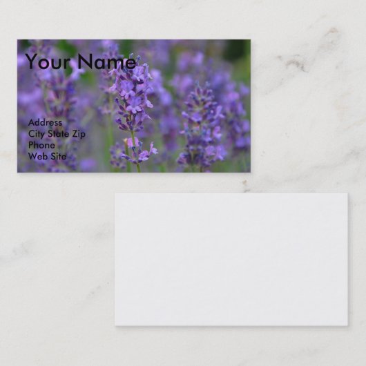 Öl-Visitenkarten Visitenkarte (Vorne/Hinten)