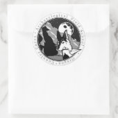 Ol' Willard the Coyote Round Aufkleber (Tasche)